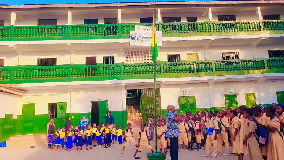 Élèves du GSEBD lors de la rentrée scolaire
